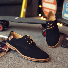 Chaussures Oxford en Daim