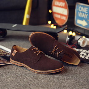 Chaussures Oxford en Daim