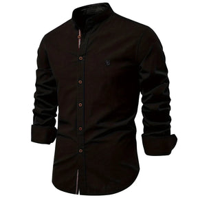 Chemise Homme Col Montant