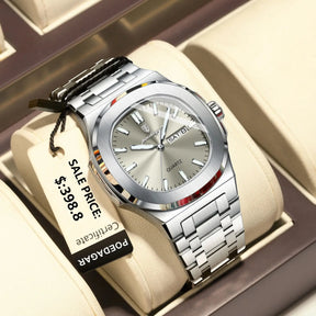 Montre Quartz en Acier Inoxydable