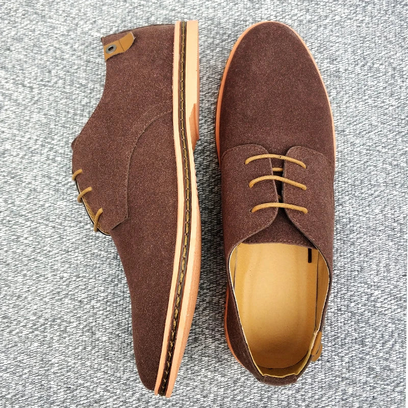 Chaussures Oxford en Daim