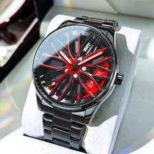 Montre Forme Roue de Voiture